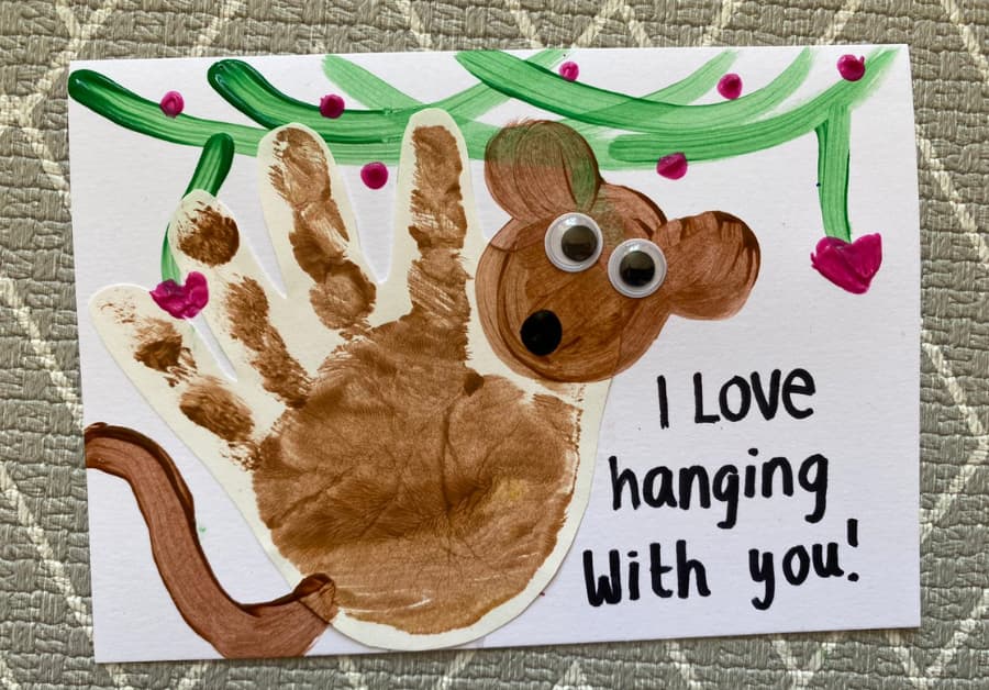 Nannypax - Monkey Card - Nannytax