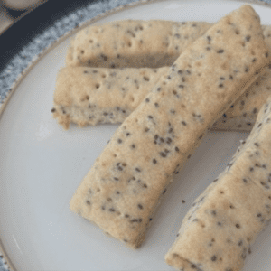 Nannytax Nannypax Cheesy Chia Seed Crackers